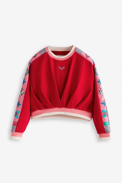 SWATSKY Bg Store Dunkelrosa Sweatshirt für Mädchen 23pfwsw1549