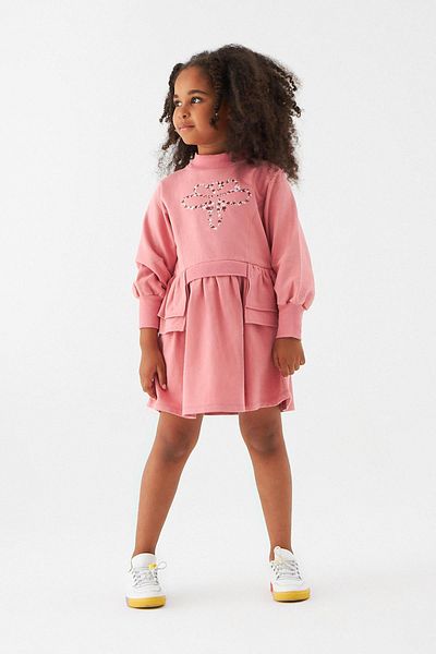 Tyess Bg Store Girl's Pink Dress 22Fw1Tj4918