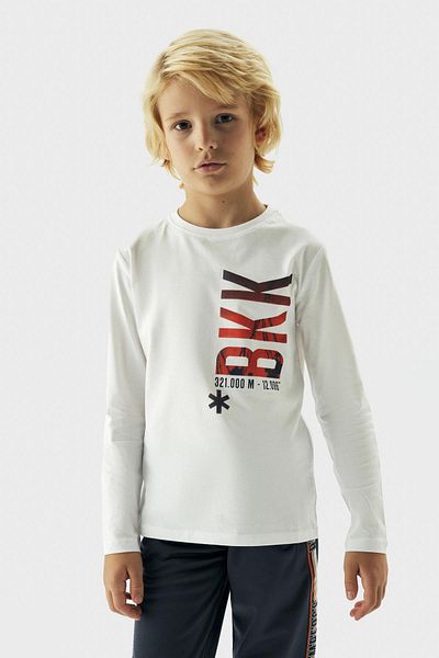 Bikkembergs Bg Store Boy's White T-shirt 23fw0bk1921