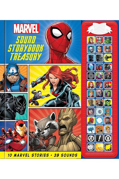 pi kids Marvel Sound Storybook Treasury: Spider-Man, Avengers, Black Panther and More
