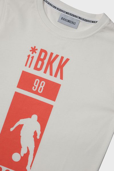 Bikkembergs Bg Store Boy's Off-White T-shirt 23ss1bk1443