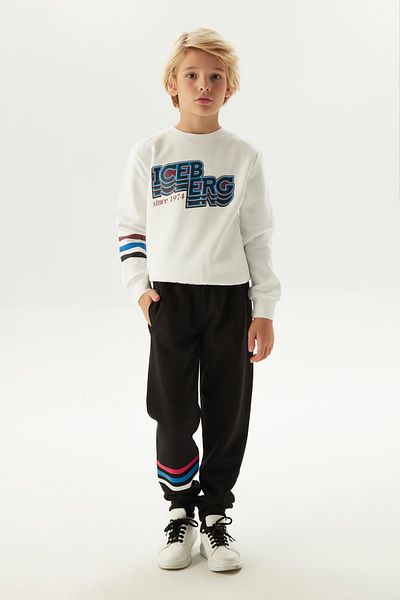 Iceberg Bg Store Boy's Black Sweatpants