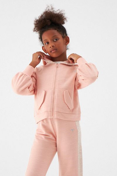 Tyess Bg Store Girl's Pink Tracksuit Top 22Fw1Tj4441
