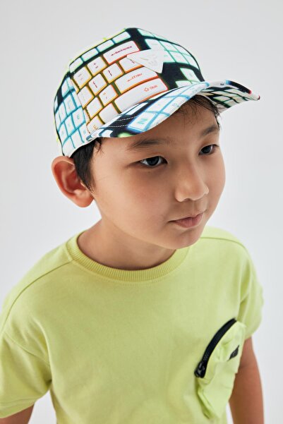 Nebbati Bg Store Boy Patterned Hat 23pssnb3002