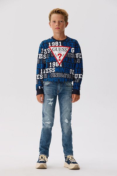 Guess Magazinul BG Pantaloni albastri pentru baieti
