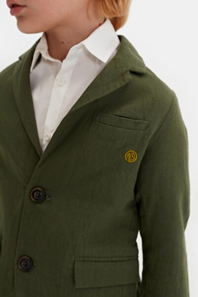 Nebbati Bg Store Boy Khaki Jacket 23ss0nb3705