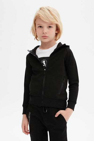 Bikkembergs Bg Store Boy Черен анцуг Топ 23ss0bk1595