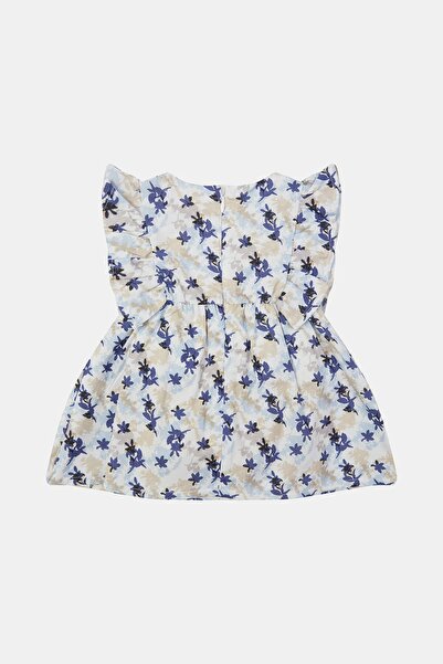 Layette Bg Store Kız Bebek Desenli Elbise 23ss0lt7901