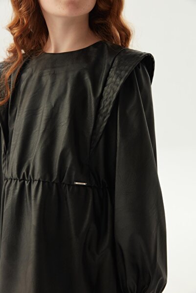 FRACOMINA BG Store Kız Çocuk Siyah Elbise 23FW0FM0786