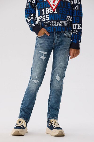 Guess Magazinul BG Pantaloni albastri pentru baieti