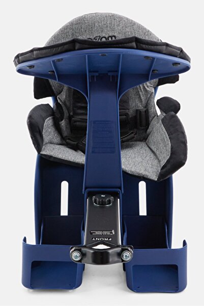 Kazam مقعد دراجة للأطفال مثبت في المنتصف، أزرق داكن