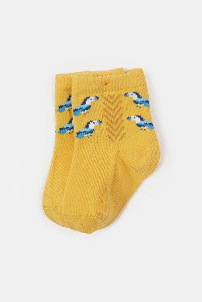 GB Baby بي جي ستور جوارب بيبي بوي صفراء 23ss0bg1071