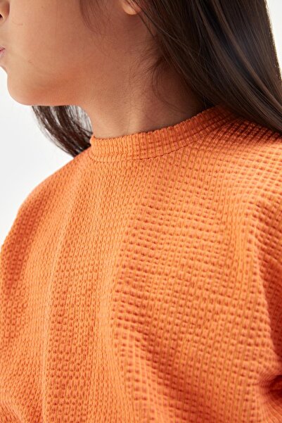 Tyess Bg Store Girl's Orange T-shirt 23ss0tj4523