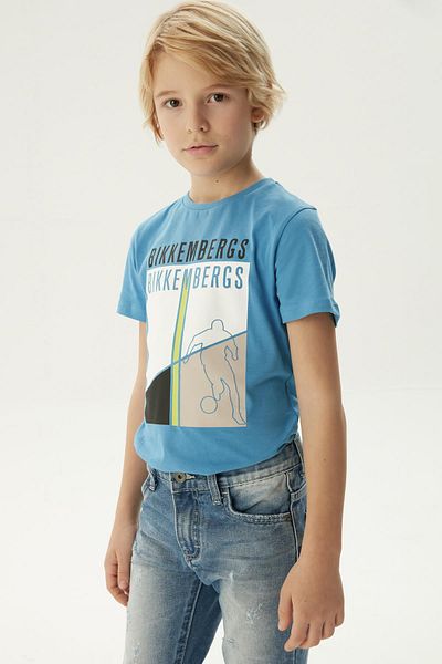 Bikkembergs Bg Store Boy's Blue Pants