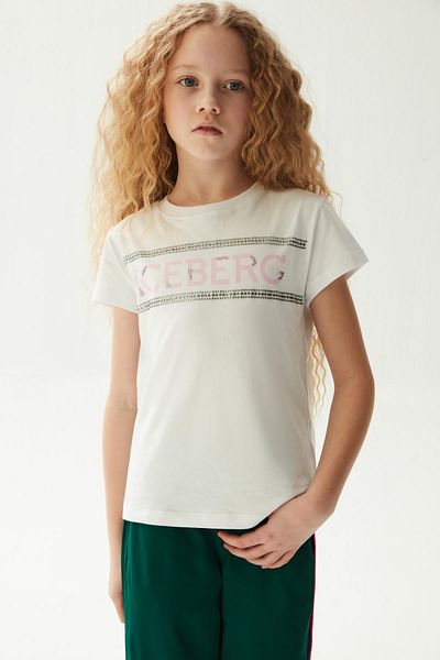 Iceberg Bg Store Girl's White T-shirt