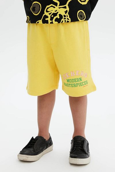 Iceberg Bg Store Boy's Yellow Shorts 23ssıbf3111