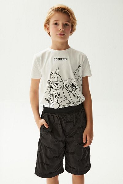 Iceberg Черни къси панталони Bg Store Boy