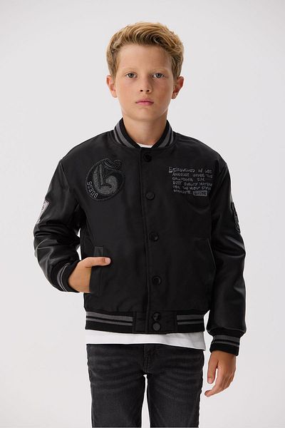 Guess Bg Store Boy's Black Coat
