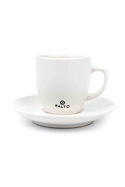 PALTO TASARIM Turkish Coffee Cup - Gift Ceramic, One's Not a Friend Luck Cream