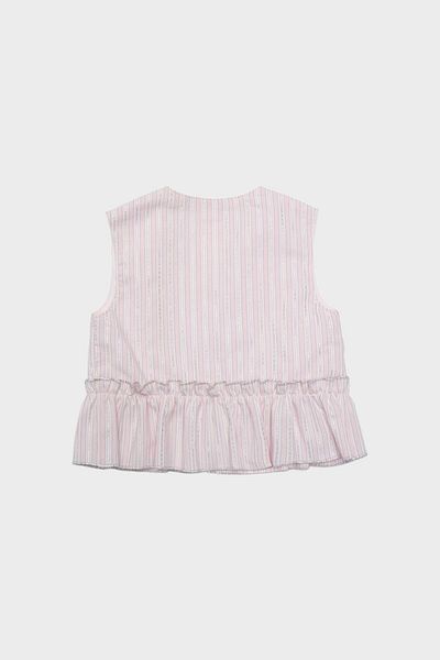 Layette Bg Store Baby Girl Pink Vest 23Ss0Lt7710