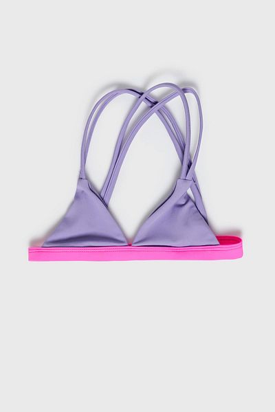 Tyess Bg Store Girl's Lilac Bikini Top