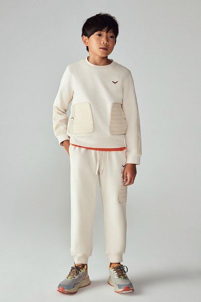 SWATSKY Bg Store Boys' Cream Sweatpants 23fw0sw1587