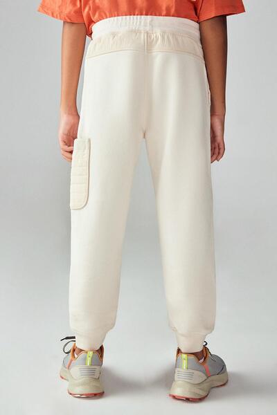 SWATSKY Bg Store Boy's Cream Sweatpants 23Fw0Sw1587