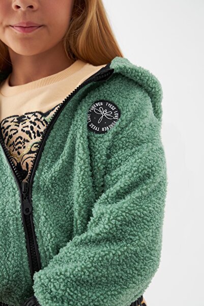 Tyess Bg Store Girl's Green Sweatshirt 22Fw0Tj4719