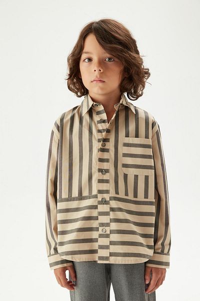 Nebbati BG Store Шарена риза за момче 23FW0NB3606