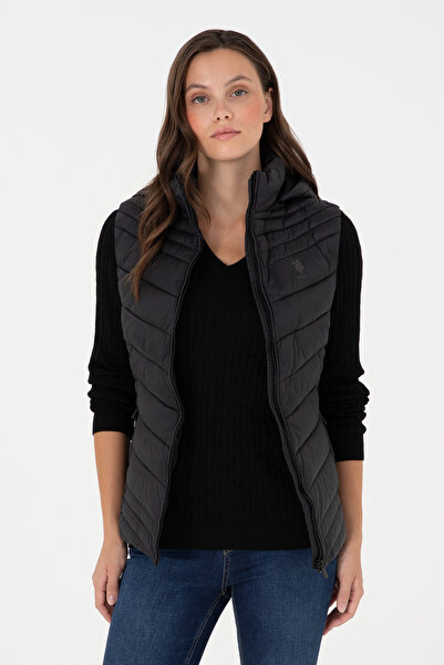 U.S. Polo Assn. Women's Black Vest 50289555 -Vr046