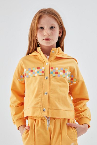 Tyess Bg Store Girl's Yellow Tracksuit Top 23Psstj4402