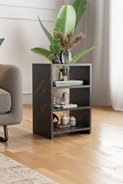 EGEMODÜLER 4 Raflı Komodin Yatak Odası Yanı Komodin Bölmeli Komodin Başucu Komodin