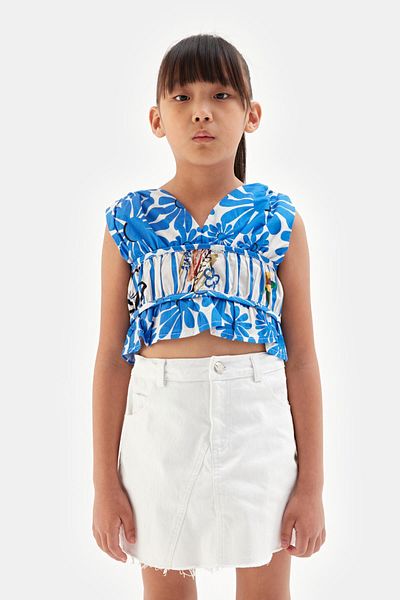 Tyess Bluză cu model pentru fete Bg Store 23ss1tj4613
