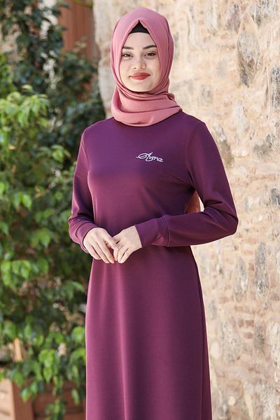 SUBU TASARIM Lavender Azra Dress - Tbssn62