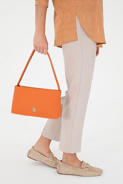 U.S. Polo Assn. Women's Orange Shoulder Bag 50303437 -Vr051