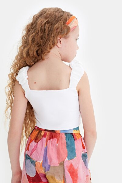 Tyess Girl's White Blouse 23Ss0Tj4603