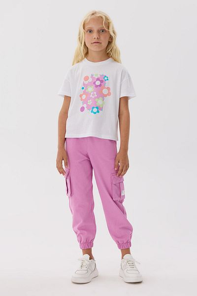 Tyess Bg Store Girl's White T-shirt