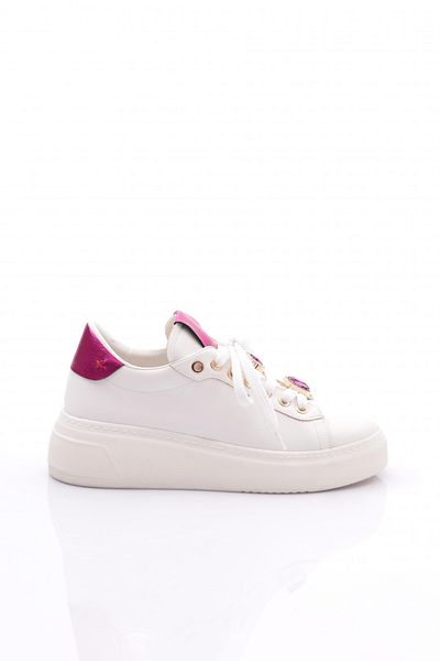 DGN Es1516 Pantofi sport decorați cu șireturi pentru damă