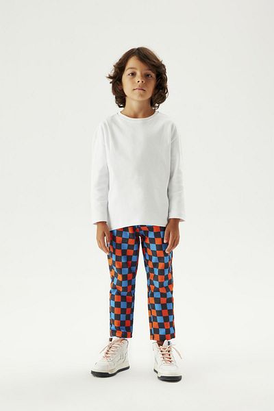 Nebbati Bg Store Boys' Patterned Trousers 23Fw0Nb3221