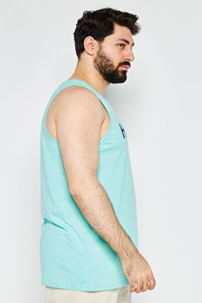 Hurley Men Sportswear Fit Sleeveless Training Vest, Mint Green