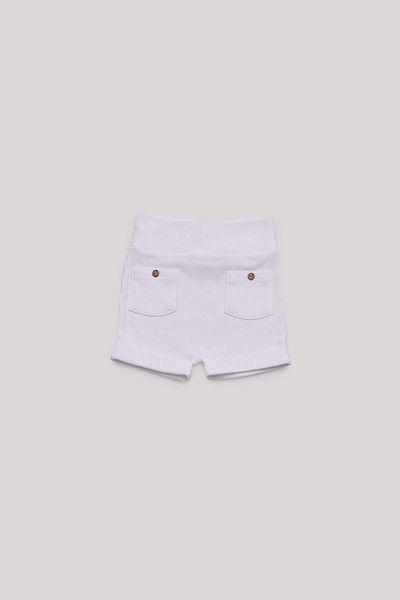 Layette Bg Store Baby Boy Ecru Shorts