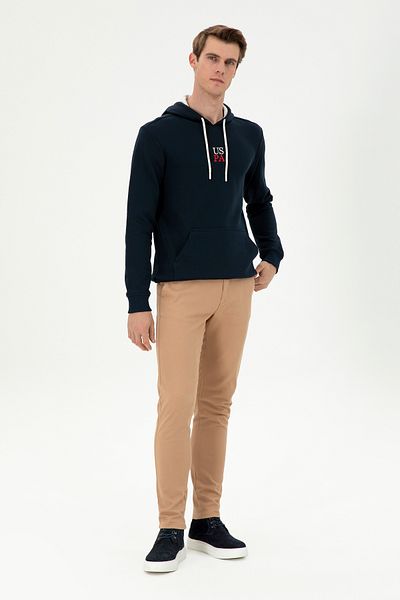U.S. Polo Assn. Men's Camel Slim Fit Canvas Trousers 50297578-Vr015