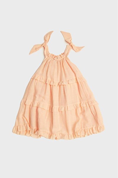 Tyess BG Store Girls' Salmon Dress
