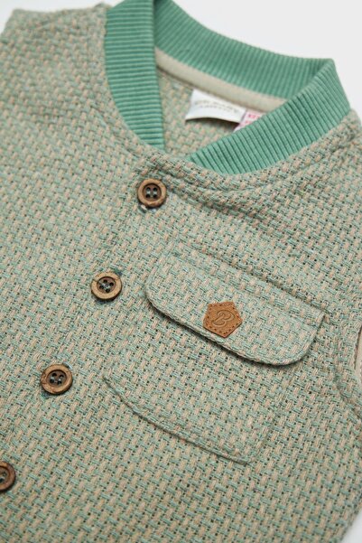 Layette Bg Store Erkek Bebek Renkli Yelek 23ss0lt8703