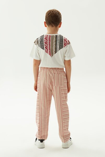 Nebbati BG Store Boys' Striped Trousers