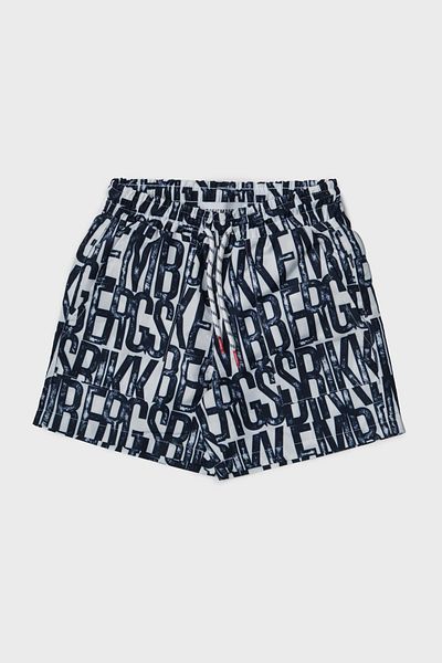 Bikkembergs Bg Store Boy Тъмносини бански шорти 23ss1bk1579