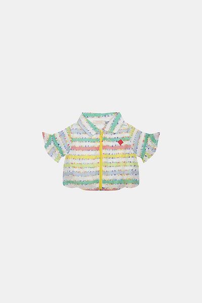 GB Baby Bg Store Baby Girl Patterned Tracksuit Top 23Ss1Bg2413