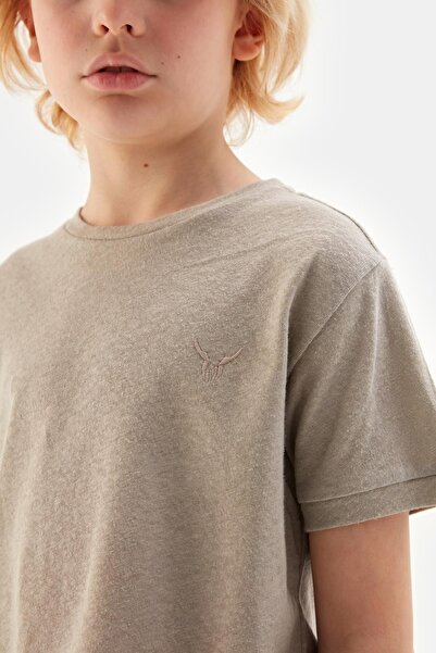 Nebbati Bg Store Boy Beige Tshirt 23Ss2Nb3544