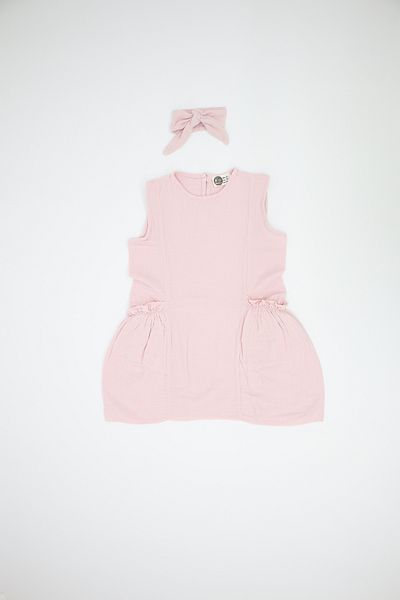 rg kidsstore Children's Muslin Sleeveless Dress