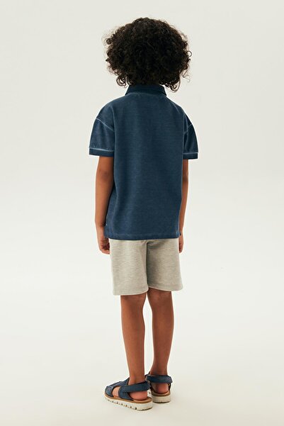 Nebbati Bg Store Boy's Navy Blue T-Shirt